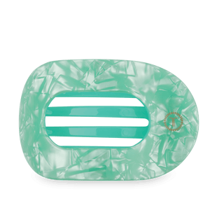 Spring Splash Large Flat Round Hair Clip, TELETIES - A Blissfully Beautiful Boutique