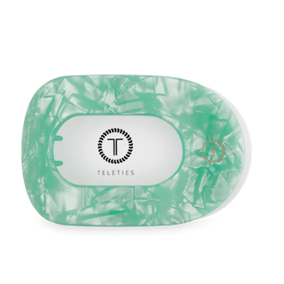 Spring Splash Large Flat Round Hair Clip, TELETIES - A Blissfully Beautiful Boutique