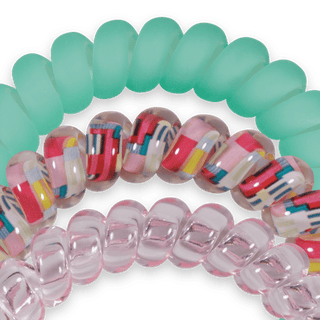 Spring Splash Large Hair Ties, TELETIES - A Blissfully Beautiful Boutique