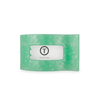 Spring Splash Medium Flat Rectangle Hair Clip, TELETIES - A Blissfully Beautiful Boutique