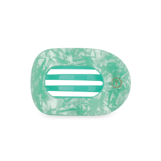 Spring Splash Medium Flat Round Hair Clip, TELETIES - A Blissfully Beautiful Boutique