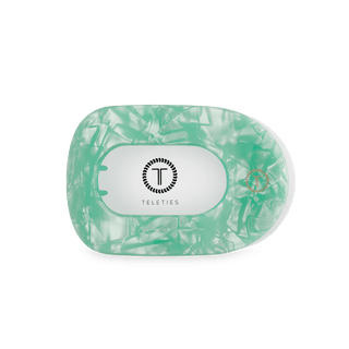 Spring Splash Medium Flat Round Hair Clip, TELETIES - A Blissfully Beautiful Boutique