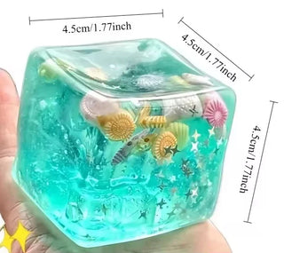 Under The Sea Cube Squishy - On Order, A Blissfully Beautiful Boutique - A Blissfully Beautiful Boutique