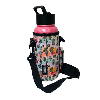 Summer Cactus 30-40oz Tumbler Handler™  With Carrying Strap