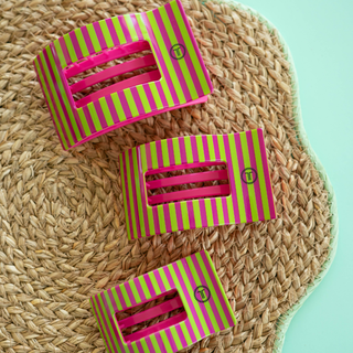 Summer Crush Small Flat Rectangle Hair Clip, TELETIES - A Blissfully Beautiful Boutique