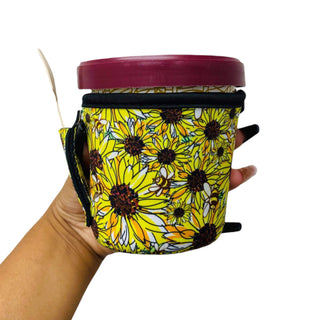 Sunflowers & Bees 🐝 Pint Size Ice Cream Handler™