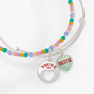 Sweethearts® 'You're My Bestie' Bangle Set of 2