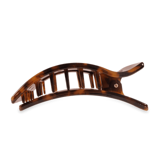 Tortoise Large Flat Rectangle Hair Clip, TELETIES - A Blissfully Beautiful Boutique