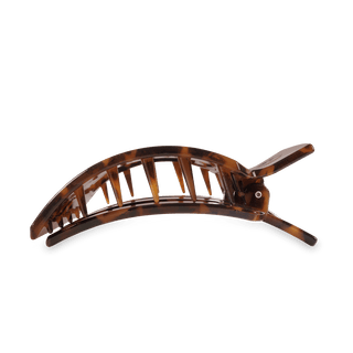 Tortoise Large Flat Square Hair Clip, TELETIES - A Blissfully Beautiful Boutique
