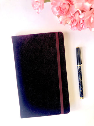 Velvet Hard Cover Journal