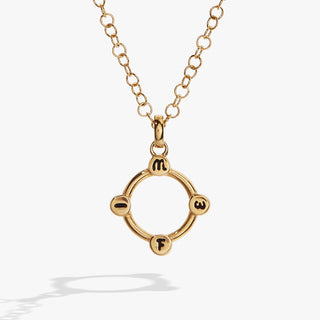 Wife Hidden Message Acrostic Necklace