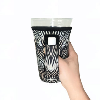 Zebra 16oz Pint Glass / Tumbler / Tea / Grande Coffee / Medium Drinks Handler™