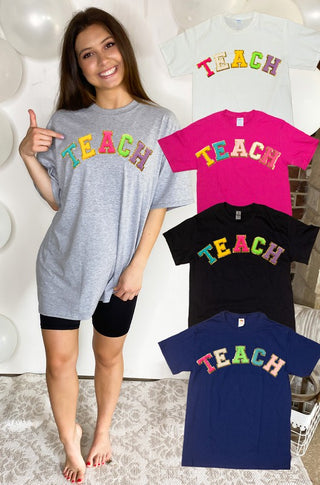 Teach Ideal Chenille T Shirt