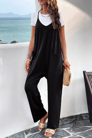 Pocketed Spaghetti Strap Overalls, Trendsi - A Blissfully Beautiful Boutique