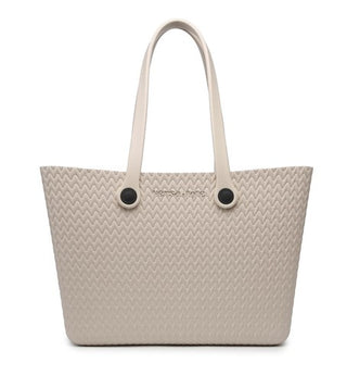 V2023TX Carrie All Textured Versa Tote w/ Interchangeable Straps