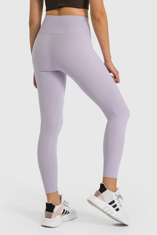 High Waist Ankle-Length Yoga Leggings, Trendsi - A Blissfully Beautiful Boutique