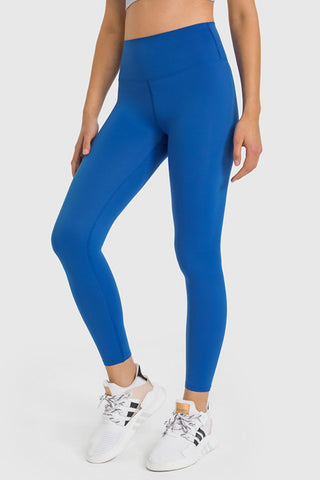 High Waist Ankle-Length Yoga Leggings, Trendsi - A Blissfully Beautiful Boutique