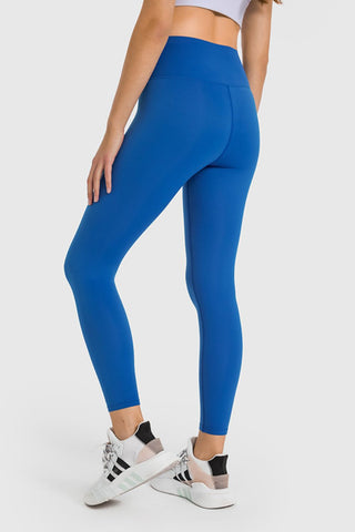 High Waist Ankle-Length Yoga Leggings, Trendsi - A Blissfully Beautiful Boutique