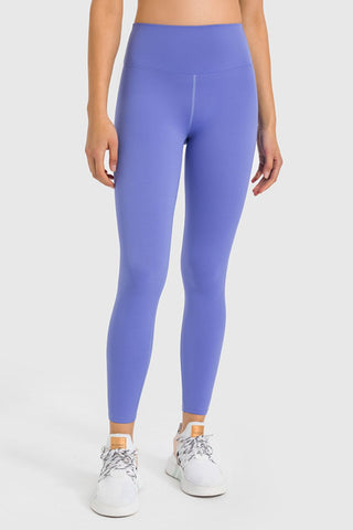 High Waist Ankle-Length Yoga Leggings, Trendsi - A Blissfully Beautiful Boutique