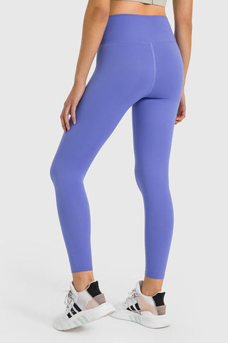 High Waist Ankle-Length Yoga Leggings, Trendsi - A Blissfully Beautiful Boutique