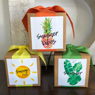 Summertime Custom 5oz GUMMI Boxes, B. Toffee & Treats Faire - A Blissfully Beautiful Boutique