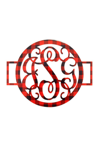 Vine Font Monogram Disc, 1488 - A Blissfully Beautiful Boutique