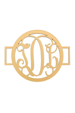 Vine Font Monogram Disc, 1488 - A Blissfully Beautiful Boutique