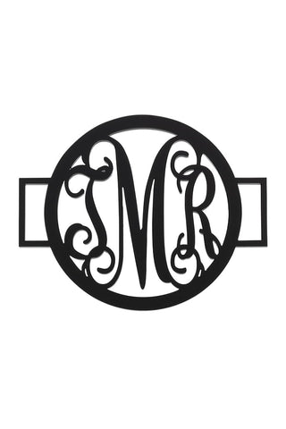 Vine Font Monogram Disc, 1488 - A Blissfully Beautiful Boutique