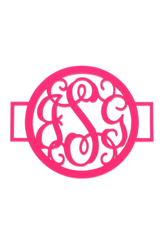 Vine Font Monogram Disc, 1488 - A Blissfully Beautiful Boutique