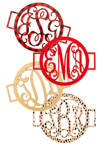 Vine Font Monogram Disc, 1488 - A Blissfully Beautiful Boutique