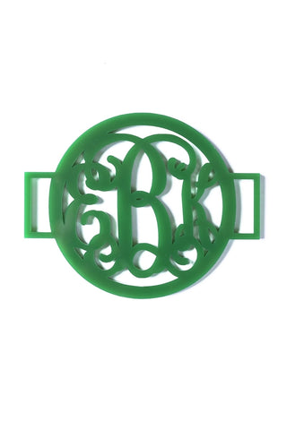 Vine Font Monogram Disc, 1488 - A Blissfully Beautiful Boutique