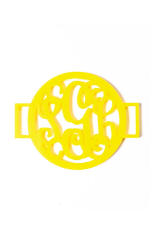 Vine Font Monogram Disc, 1488 - A Blissfully Beautiful Boutique