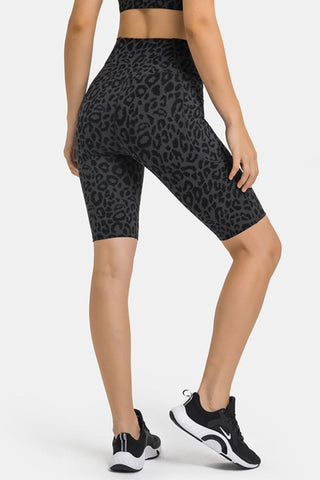 High Waist Biker Shorts with Pockets, Trendsi - A Blissfully Beautiful Boutique