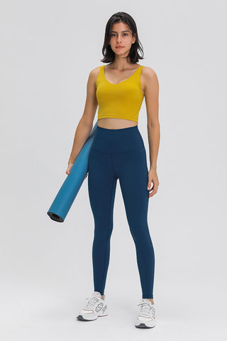 Scoop Back Sports Bra, Trendsi - A Blissfully Beautiful Boutique