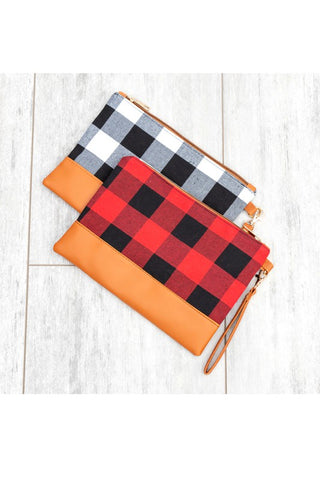 Buffalo Plaid Clutch, Aili's Corner - A Blissfully Beautiful Boutique