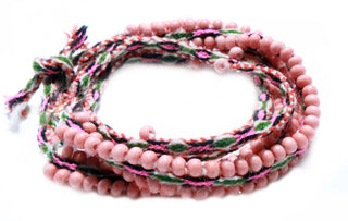 Dusty Rose Beaded,  Pretty in Pink, Tie Wraps, Serena Vibes - A Blissfully Beautiful Boutique