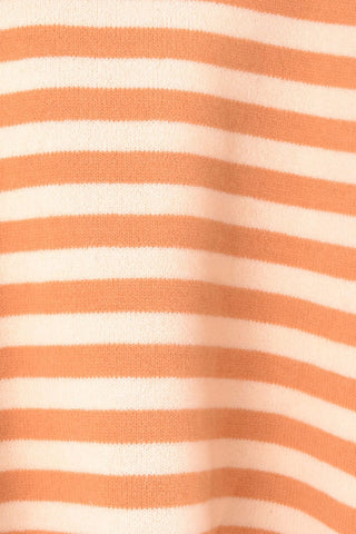 Warm Spice Striped Round Neck Sweater, Trendsi - A Blissfully Beautiful Boutique