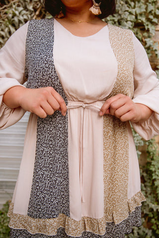 Floral Cuts Dress, 143 Story - A Blissfully Beautiful Boutique