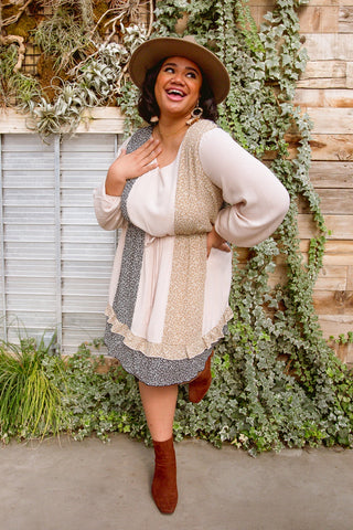 Floral Cuts Dress, 143 Story - A Blissfully Beautiful Boutique
