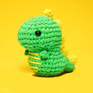 The Woobles - Fred the Dinosaur Beginner Crochet Kit, A Blissfully Beautiful Boutique - A Blissfully Beautiful Boutique