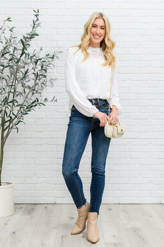 Picture This Top In Off White, Ave Shops - A Blissfully Beautiful Boutique