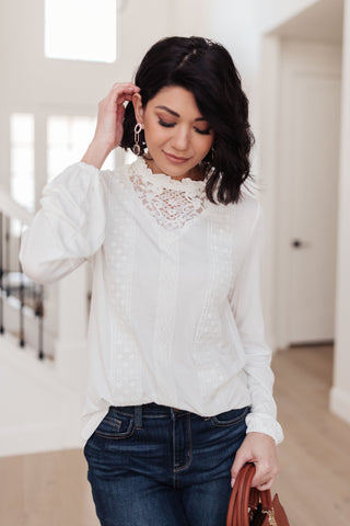 Picture This Top In Off White, Ave Shops - A Blissfully Beautiful Boutique