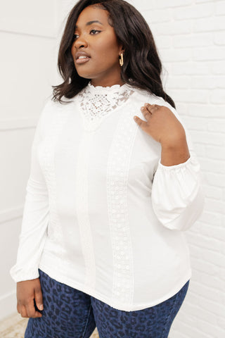 Picture This Top In Off White, Ave Shops - A Blissfully Beautiful Boutique