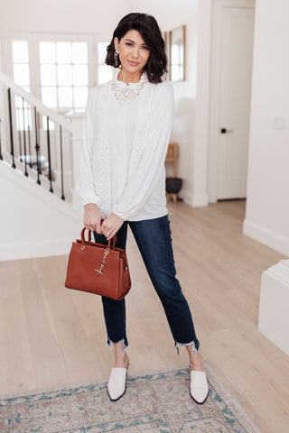 Picture This Top In Off White, Ave Shops - A Blissfully Beautiful Boutique