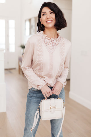 Picture This Top In Blush, Ave Shops - A Blissfully Beautiful Boutique