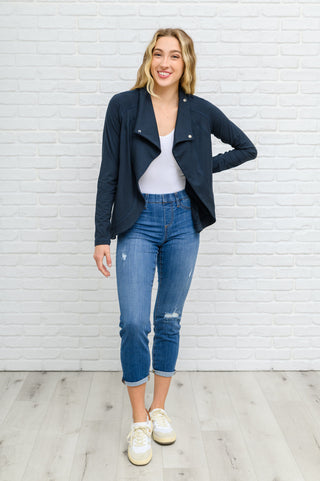 Nikki Mid-Rise Destroyed Boyfriend Jeggings, Judy Blue - A Blissfully Beautiful Boutique
