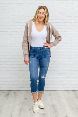 Nikki Mid-Rise Destroyed Boyfriend Jeggings, Judy Blue - A Blissfully Beautiful Boutique