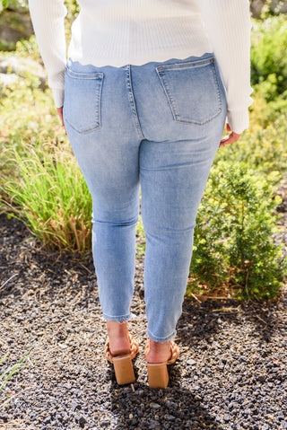 Hi-Rise Button Fly Skinny, Ave Shops - A Blissfully Beautiful Boutique