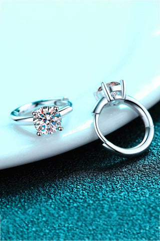 Moissanite Huggie Earrings, Trendsi - A Blissfully Beautiful Boutique
