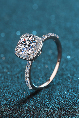 Square Moissanite Ring, Trendsi - A Blissfully Beautiful Boutique